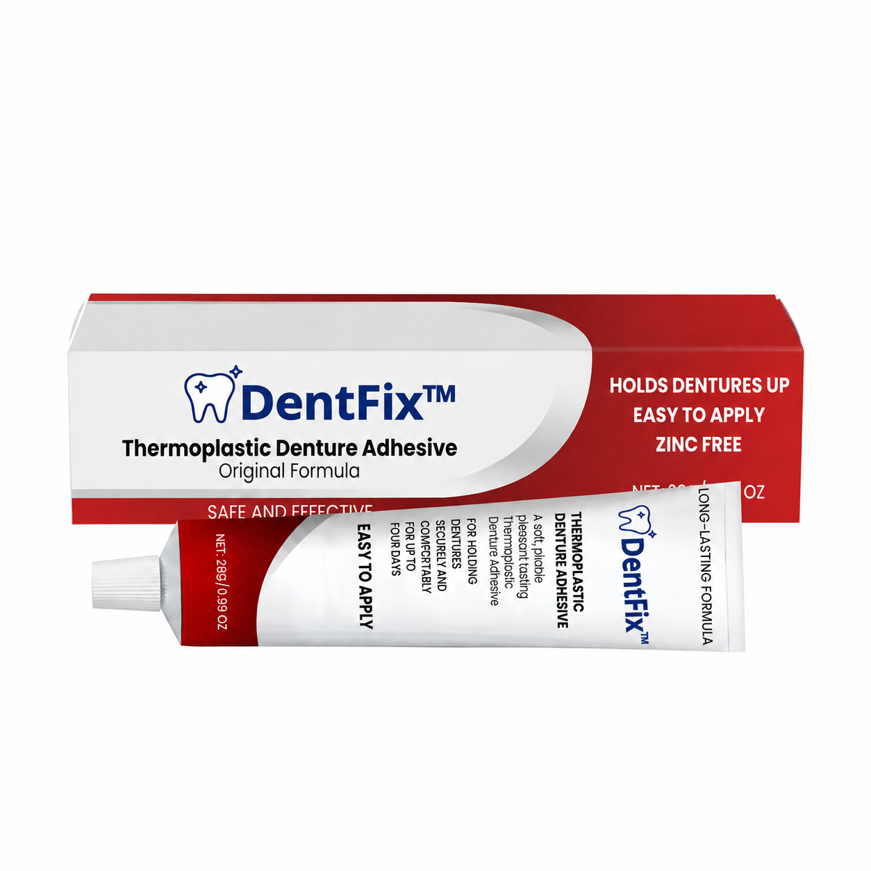 DentFix™ | Dentura Adhesive | Keeps your dentures securely in place for 7 full days