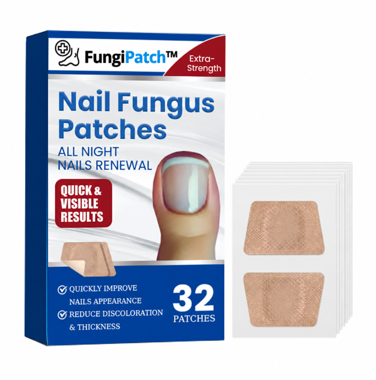 FungiPatch™ | Fungal Nail Patch | Eliminates up to 98% of nail fungus in just 8 days