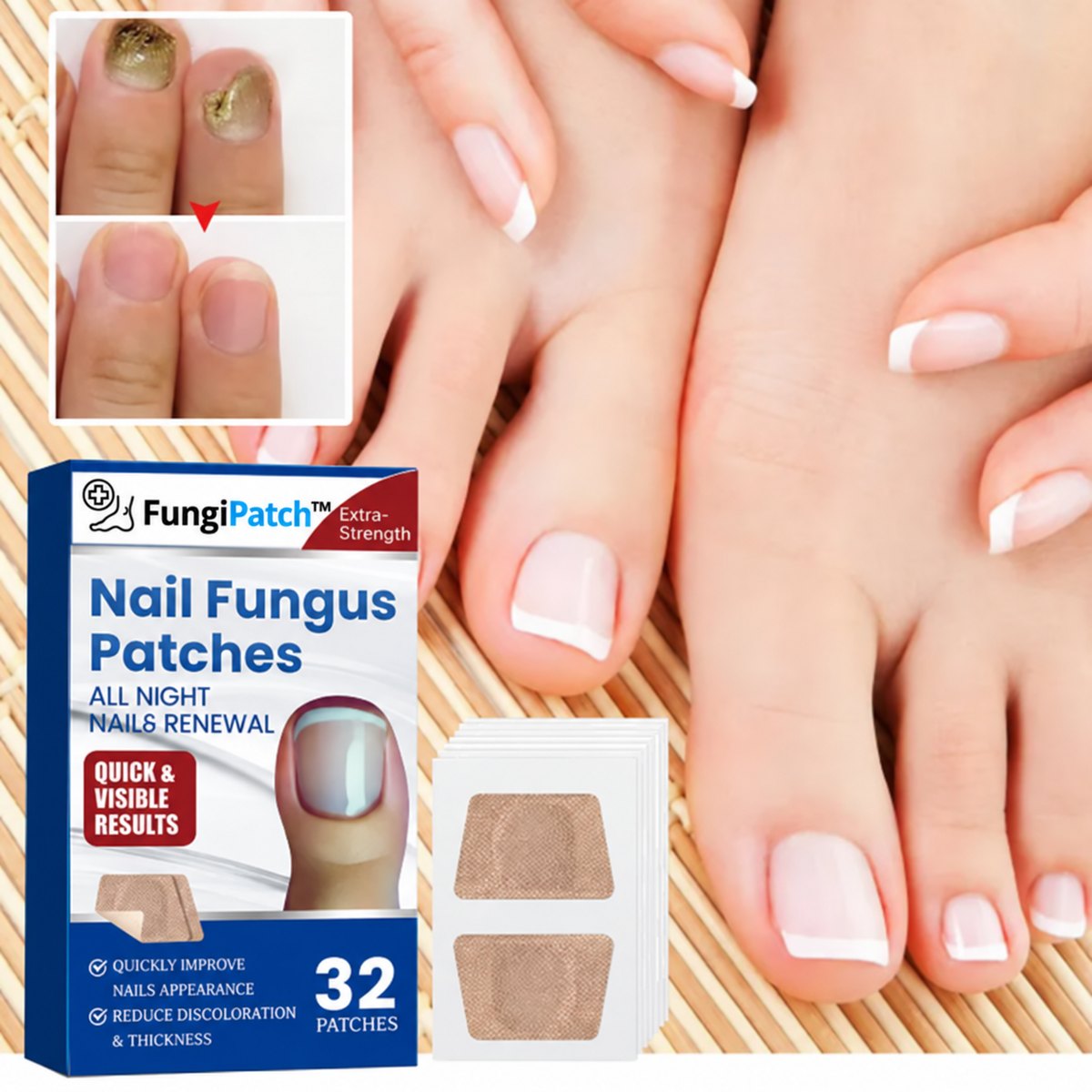 FungiPatch™ | Fungal Nail Patch | Eliminates up to 98% of nail fungus in just 8 days